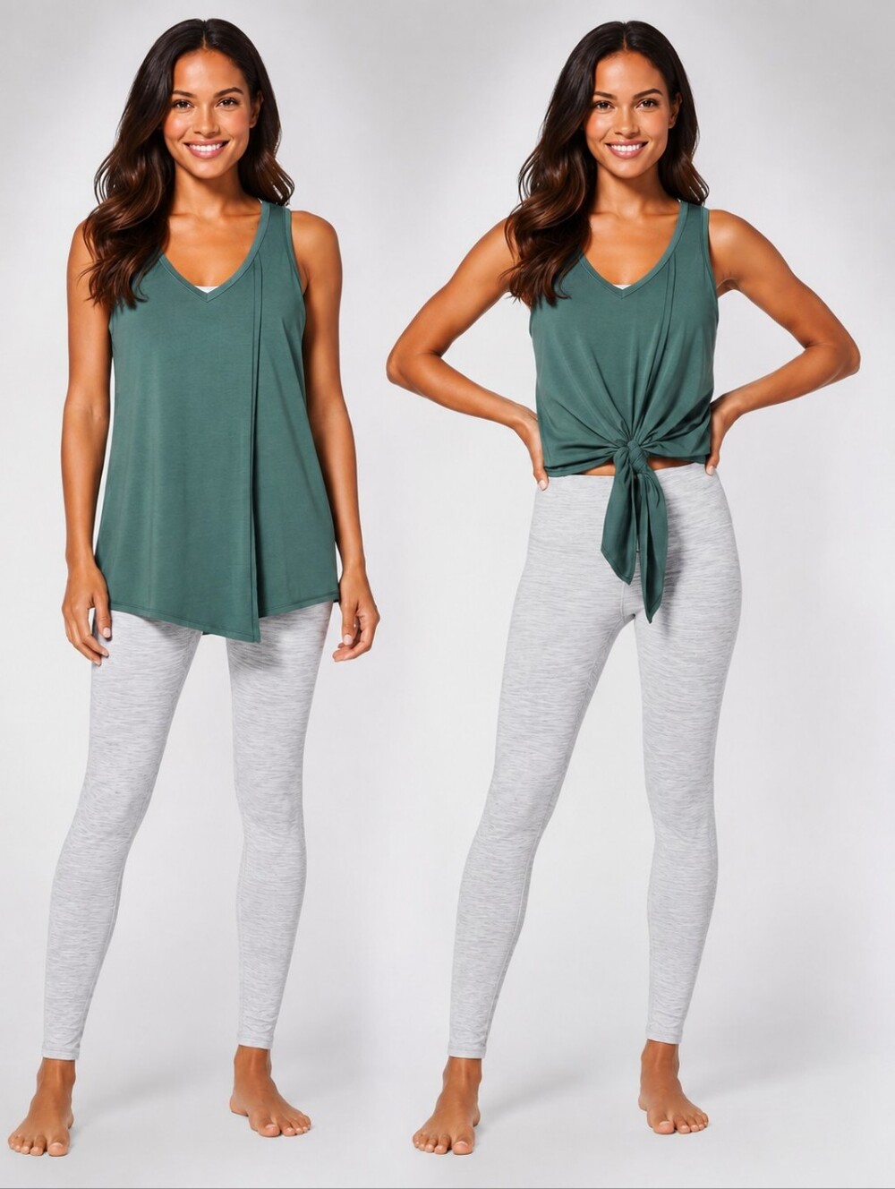 Lululemon Knot A Problem V-Neck Sleeveless Tie & Swing Tank Top